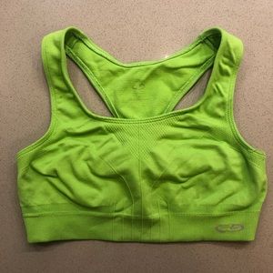 Lime Green Sports bra